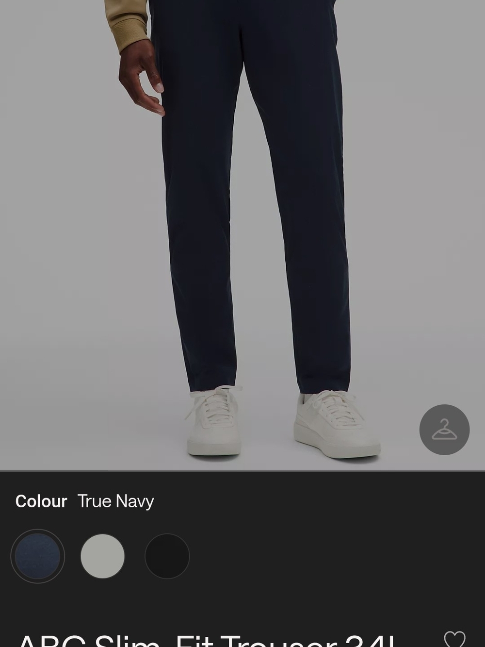 Men's True Navy Slim Fit Pants